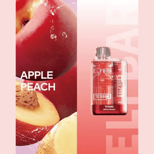 Elfbar TE6000 Apple Peach Vape - Enjoy 6000 Puffs! - Vape House