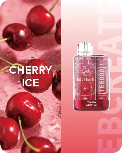 Elfbar TE6000 Cherry Ice Vape - Enjoy Sweet Refreshment! - Vape House